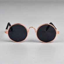 Load image into Gallery viewer, 2020 New Doll Toy Cool Sunglasses For American toy Baby toy Pet Photo Prop Pet Glasses Doll Sunglasses Pet Cat Eye Protection