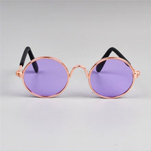Load image into Gallery viewer, 2020 New Doll Toy Cool Sunglasses For American toy Baby toy Pet Photo Prop Pet Glasses Doll Sunglasses Pet Cat Eye Protection
