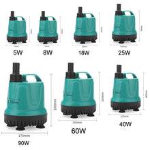 Load image into Gallery viewer, Water pump Fish tank submersible pump Bottom suction pump Water change pump Bottom filter manure suction pump for aquarium
