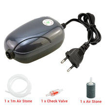 Load image into Gallery viewer, NICREW Aquarium Air Pump Fish Tank Mini Compressor Single Double Outlet with Check Valve Tube Aquatic Accessories 220V 3W 5W
