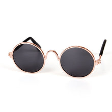 Load image into Gallery viewer, Pet Products Lovely Vintage Round Cat Sunglasses Reflection Eye wear glasses For Small Dog Cat Pet Photos Props Accessories
