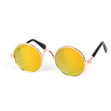 Load image into Gallery viewer, Pet Products Lovely Vintage Round Cat Sunglasses Reflection Eye wear glasses For Small Dog Cat Pet Photos Props Accessories

