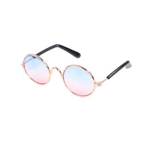Load image into Gallery viewer, Pet Products Lovely Vintage Round Cat Sunglasses Reflection Eye wear glasses For Small Dog Cat Pet Photos Props Accessories
