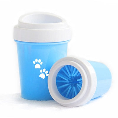 Dog Paw Cleaner Cup for Small Large Dogs Pet Feet Washer Portable Pet Cat Dirty Paw Cleaning Cup Soft Silicone Foot Wash Tool
